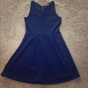 Short black dress